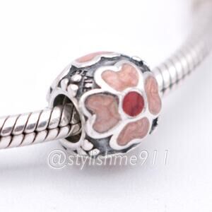 Authentic PANDORA Red Daisy Charm - 790433ER